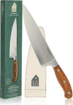 Bloomhouse - Oprah's Favorite Things - 8 Inch German Steel Chef Knife W/Italian Olive Wood Forged Handle - Image 2
