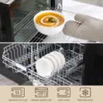 MALACASA Porcelain Soup Bowls, White Ceramic Cereal Bowls for Kitchen, Dishwasher and Microwave Safe, Series Regular (26OZ (4PCS)) - Image 5