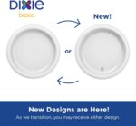 Dixie Basic 8.5 Inch Light-Weight Paper Plates By GP PRO, White, 500 Count (125 Disposable Plates Per Pack, 4 Packs Per Case), DBP09W - Image 4