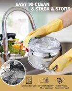 Cook N Home 8 Quart Stainless Steel Stockpot with Lid - Image 6