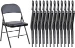 Sweetcrispy Folding Chair 12 Pack, Leather Padded Folding Chairs, Sturdy Metal Foldable Chairs, Easy to Use and Store, Outdoor and Indoor, for Home, Office, Party, Comfy - Image 2