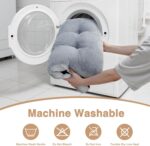 MIHIKK Washable M Dog Bed for Medium Dogs with Anti-Slip Bottom, Premium Foam Pet Pad for Crate for Large Medium Small Sized Puppies, 29" x 21" Gray - Image 7