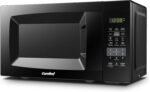 COMFEE EM720CPL-PMB Countertop Microwave Oven with Sound On/Off, ECO Mode and Easy One-Touch Buttons, 0.7 Cu Ft, Black - Image 2