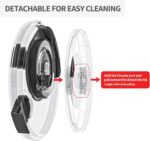 Cambom Salad Spinner Lettuce Spinner, Wash, Spin & Dry Salad Greens, Vegetable Washer Salad Dryer With Rotary Handle for Fruits & Vegetables, High Efficiency Vegetable Spinner Kitchen Gadget 3Qt Black - Image 5