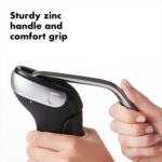 OXO Steel Vertical Lever Corkscrew with Removable Foil Cutter - Image 5