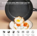 ZHANG XIAO QUAN SINCE 1628 Non Toxic Stainless Steel Pan, 10 Inch Nonstick Frying Pans, Non Stick Non Toxic Frying Skillet, Works on Induction, Electric Stove and Gas Cooktops - Image 6
