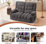 Recliner Loveseat with Cup Holders for Living Room Love Seat Manual Oversized Recliner with Ergonomic, Side Pocket for Adult - Image 6