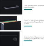 Lorell Space Solutions 18" Deep 2 Drawer Metal File Cabinet in Black - Image 5