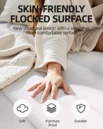 CHILLSUN 2025 Upgraded Air Mattress Full with Built in Pump, 18" Raised Comfort Blow up Mattress, Inflatable Mattress Colchon Inflable, Flocked Top Air Bed with Storage Bag for Home Camping & Guests - Image 4