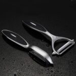 Vegetable, Apple Peelers for kitchen, Fruit, Carrot, Veggie, Potatoes Peeler, Y-Shaped and I-Shaped Stainless Steel Peelers, with Ergonomic Non-Slip Handle & Sharp Blade, Good Sturdy (2PCS) - Image 6