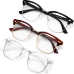 racico Computer Blue Light Blocking Glasses Blue Light Glasses Men Women, Anti Blu-Ray Clear Gaming Glasses Lenses - Image 2