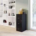 STAPLES 3-Drawer Vertical File Cabinet, Letter Size Documents, Lockable, 18.9" D x 14.3" W x 34.9" H, Black - Image 9