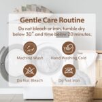 JOLLYVOGUE Calming Dog & Cat Bed for Small Dogs, Anti-Anxiety Donut Cuddler Cozy Soft Round Bed with Anti-Slip Bottom, Fluffy Faux Fur Plush Cushion Beds for Small Medium Dogs (20") - Image 8