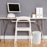 UUJOLY Plastic Small Trash Can Wastebasket, Garbage Container Basket for Bathrooms, Laundry Room, Kitchens, Offices, Kids Rooms, Dorms, (White, 1.8 Gallon) - Image 6