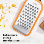 OXO Good Grips Etched Coarse Grater, Orange - Image 6
