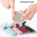 Urbanstrive XL Large Heavy Duty Can Opener Manual Smooth Edge, Hand Held Can Openers for Seniors, Stainless Steel, Comfortable Handle, Built-in Bottle Opener, 8.66 inch (Black) - Image 7