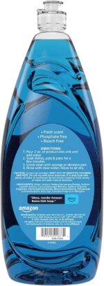 Amazon Basics Dish Soap, Fresh Scent, 50 Fl Oz, Pack of 1 - Image 3