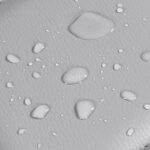 Yaheetech Bar Stools Set of 2, PU Leather Adjustable Swivel Barstools, Hydraulic Kitchen Counter Height Bar Chairs with Armrest and Back for Kitchen, Dining Room, Light Grey - Image 10