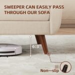 Tbfit 65" W Loveseat Sofa, Mid Century Modern Decor Love Seat Couches for Living Room, Button Tufted Upholstered Small Couch for Bedroom, Solid and Easy to Install Love Seats Furniture, Beige - Image 9