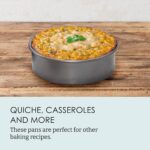 Chicago Metallic Professional 3-Piece Round Cake Pan Set of 6, 8, 10 inch Premium Nonstick Bakeware, Heavy-Weight Carbon Steel for Even Baking, Perfect for Layer Cakes - Image 7