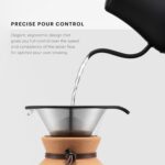 Bodum 27oz Bistro Gooseneck Electric Water Kettle, Pour Over Coffee & Tea, Stainless Steel, Matte Black - Image 5