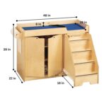 Jonti-Craft 5137JC Changing Table with Stairs, Right - Image 3