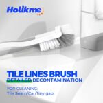 Holikme 7 Pack Deep Cleaning Brush Set, Scrub Pads with Scraper Tip for Pool Walls, Bathroom, Grout, Floor, Tub, Shower and Kitchen Surface (Green) - Image 5