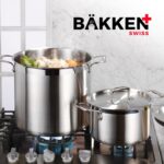 Stockpot – 20 Quart – Brushed Stainless Steel – Heavy Duty Induction Pot with Lid and Riveted Handles – For Soup, Seafood, Stock, Canning and for Catering for Large Groups and Events by BAKKEN - Image 10