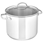Amazon Basics Stainless Steel Stock Pot with Lid, 8 Quart, Even Heating, Easy to Clean, Silver - Image 2