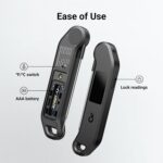 Professional Digital Meat Thermometer, 1 Sec Instant Read, ±0.5℉ Accuracy NIST&NSF Certified Food Thermometer, Auto-Rotate Bright LED Screen, 100% Waterproof Cooking Thermometer for Grill BBQ, Black - Image 10