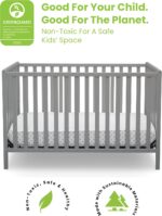 Delta Children Heartland 4-in-1 Convertible Crib - Greenguard Gold Certified, Grey - Image 4