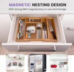 Magnetic Measuring Cups and Spoons Set-Heavy Duty 304 Stainless Steel，Double Measurement Markings，Set of 16 with Leveler for Measure Dry and Liquid Ingredients - Image 6