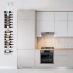 Sorbus Wall Mount Wine Rack (Holds 9 Bottles) - Wine Rack Wall Mounted for Wine Bottles, Liquor, Champagne, Black Metal Wine Bottle Holder for Home Bar, Wine Kitchen Storage - Image 7