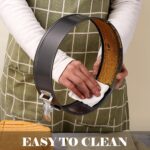 Tellshun 9 Inch Springform Pan Tin with 50pcs Parchment Paper Cheesecakes Baking Mold Round Leakproof Nonstick Removable Bottom Bakeware for Pie Cake Pizza and Quiches - Image 7