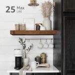 QEEIG Floating Shelves for Wall Bathroom Shelf Bedroom Kitchen Living Room Hanging Book Shelves Small Farmhouse Decor 16 inch Set of 3, Rustic Brown (015-BN3) - Image 4