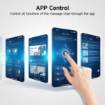 Real Relax 2025 Massage Chair Full Body,Zero Gravity 3D SL-Track Shiatsu Massage Recliner Chair with Heat Body Scan Bluetooth Foot Roller APP Control, Child Lock, Favor-06,Brown - Image 9