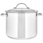 Amazon Basics Stainless Steel Stock Pot with Lid, 8 Quart, Even Heating, Easy to Clean, Silver - Image 3
