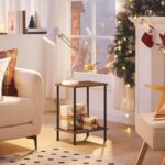 HOOBRO End Table, Small Side Table, Nightstand with 2-Layer Storage Shelves, Sofa Table for Small Spaces, Living Room, Bedroom, Stable Frame, Easy Assembly, Rustic Brown BF09BZ01 - Image 3