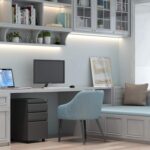 File Cabinet for Home Office, 3 Drawers File Cabinets with Lock, Rolling Under Desk Filing Drawer on Wheels - Image 3