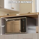 Rolling Mobile Kitchen Island Cart with Desktop Drop Leaf Countertop, Island Table Storage with 5 Wheels, Rolling Kitchen Cabinet with Power Socket (White, with countertop) - Image 7