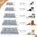 MIHIKK Washable M Dog Bed for Medium Dogs with Anti-Slip Bottom, Premium Foam Pet Pad for Crate for Large Medium Small Sized Puppies, 29" x 21" Gray - Image 5