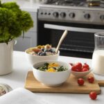 DOWAN 22 OZ White Ceramic Bowls Set of 4 - Perfect for Soup Bowls for Kitchen, Cereal Bowl, Ramen Bowl, Microwave Safe for Oatmeal, Fruit,Salad and Rice Bowl - Dishwasher & Microwave Safe - Image 7