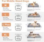 Large Dog Bed Orthopedic Washable: Beds Bolster XL Bed Large Big Dogs Memory Foam Couch Sofa Waterproof with Removable Cover - Image 7