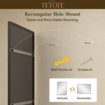 TETOTE Black Mirror for Bathroom Sink 24" x 36" Matte Black Beveled Metal Frame Bathroom Vanity Rectangle Mirror for Wall, Modern Farmhouse, Tempered Glass, Shatterproof, Stronger Frame - Image 9
