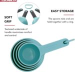 KitchenAid Measuring Cups, Set Of 4, Aqua Sky - Image 6
