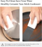 ZHANG XIAO QUAN SINCE 1628 Non Toxic Stainless Steel Pan, 10 Inch Nonstick Frying Pans, Non Stick Non Toxic Frying Skillet, Works on Induction, Electric Stove and Gas Cooktops - Image 7