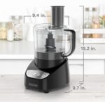 BLACK+DECKER Food Processor and Vegetable Chopper, Stainless Steel Blade, 8-Cup Capacity, 450W Power with Attachments to Grate, Shred, Slice, Mince, Grind, and Puree - Image 9
