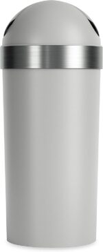 Umbra Venti Kitchen Trash Can with Swing Top Lid, Large 16-Gallon (62 L) Capacity, Grey - Image 9