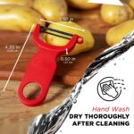 Kuhn Rikon Original Swiss Peeler 3-Pack Red/Green/Yellow - Image 6