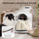 Bedsure Dog Beds Large Sized Dog - Orthopedic Flat Pet Beds with Removable Washable Cover, Egg Crate Foam Puppy Mat, Suitable for Pet Up to 65 lbs - Image 6